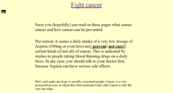 Desktop Screenshot of fight-cancer.org